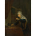 Reproduction of the painting The weighing of gold - Anonymous