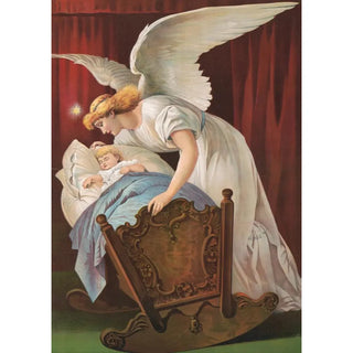 Reproduction of the painting The Angels Whisper - Anonymous
