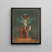 The Crucifixion - Anonymous — framed artwork on a wall