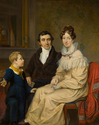 La famille du professeur Cornelis Anne den Tex - Anonyme — artwork view