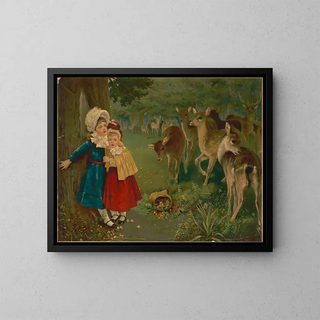 The Forest Rumble - Anonymous — framed artwork on a wall