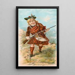 The mountaineer - Anonymous — framed artwork on a wall