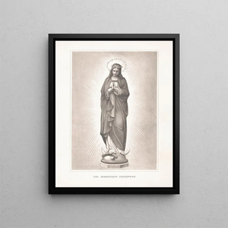 The Immaculate Conception - Anonymous — framed artwork on a wall