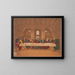 The Last Supper - Anonymous — framed artwork on a wall