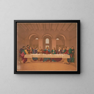The Last Supper - Anonymous — framed artwork on a wall