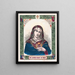 The Sacred Heart of Mary - Anonymous — framed artwork on a wall