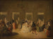 Theme of the Venetian Carnival in the Monastery Parlour - Anonymous — artwork view