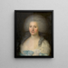 Thérèse von Marinelli, wife of the theater director - Anonymous — framed artwork on a wall