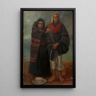 Reproduction of the painting Indians Titica Aymara - Anonymous