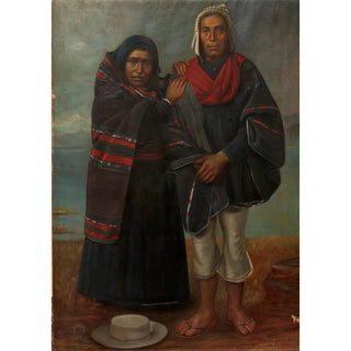 Reproduction of the painting Indians Titica Aymara - Anonymous