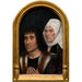 Reproduction of the painting Two Donors - Anonymous