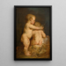 Reproduction of the painting of Two Naked Children with Grapes - Anonymous
