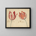 Two tulips - Anonymous — framed artwork on a wall