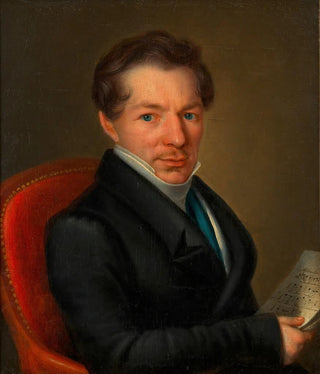 Monsieur inconnu avec une partition - Anonyme — artwork view