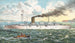 Cruiser in steel with double propeller from the United States Charleston - Anonymous — artwork view