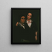 Mère et fille without title by M. Buenaventura Valentín - Anonymous — framed artwork on a wall