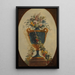 Reproduction of the painting Vase of flowers draped with garlands - Anonymous