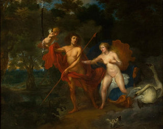 Venus and Adonis - Anonymous — artwork view