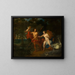 Venus and Adonis - Anonymous — framed artwork on a wall