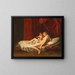 Venus and Cupid - Anonymous — framed artwork on a wall