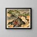 View of a mining site - Anonymous — framed artwork on a wall