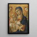 Virgin and Child in Majesty - Anonymous — framed artwork on a wall