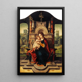Reproduction of the painting Virgin and Child Painting - Anonymous
