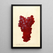 Vitis - Anonymous — framed artwork on a wall