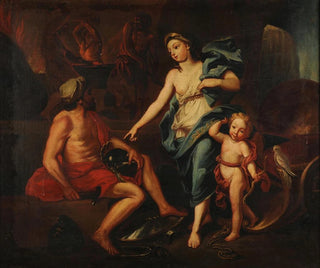 Venus asks Vulcan for weapons for Aeneas - Anonymous — artwork view