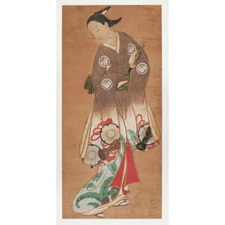 Wakashu painting with a sword - Anonymous — artwork view