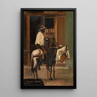 Reproduction of the painting Man of the Water of Callao - Anonymous