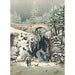 Reproduction of the painting Winter Painting in Switzerland - Anonymous
