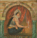 a seated woman at the window smoking - Anonymous — artwork view