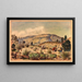 Women harvesting yucca plants - Anonymous — framed artwork on a wall