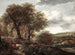Hill wooded with livestock - Anonymous — artwork view