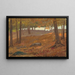 Autumn Wood Painting - Anonymous — framed artwork on a wall
