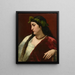 Nanna en bacchante - Anselm Feuerbach — framed artwork on a wall