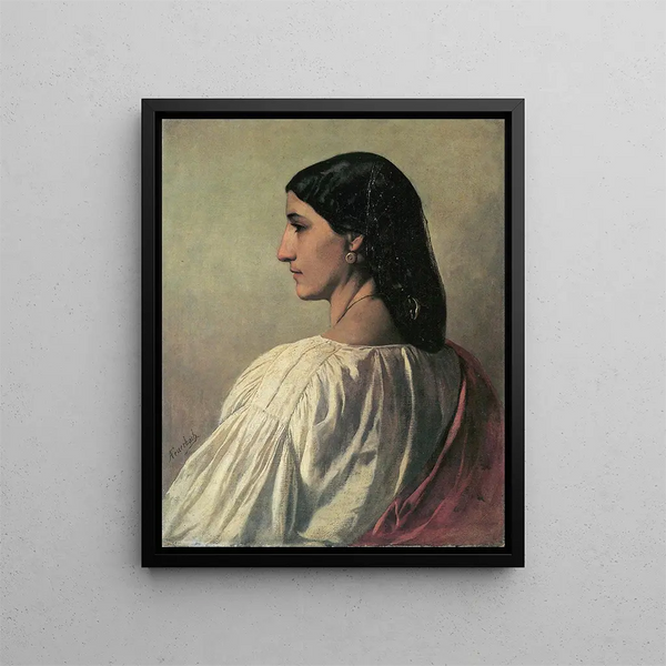 Nanna - Anselm Feuerbach — framed artwork on a wall