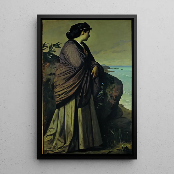 Reproduction of the painting Au bord de la mer - Anselm Feuerbach