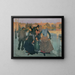 Group of People - Anselmo Guinea — framed artwork on a wall