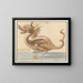 Dragon - Anselmus Botius de Boodt — framed artwork on a wall