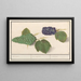 Vigne Vitis vinifera Raisins uva Vulgaris Raisins - Anselmus Botius de Boodt — framed artwork on a wall