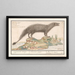 Egyptian Ichneumon Painting Herpestes ichneumon - Anselmus Botius de Boodt — framed artwork on a wall