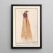 the Great Bird of Paradise Paradisaea apoda - Anselmus Botius de Boodt — framed artwork on a wall