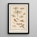 Reproduction of the painting Dragonflies Odonata - Anselmus Botius de Boodt