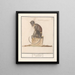 Suricate Cercopithecini Cerco pithecus prasianus - Anselmus Botius de Boodt — framed artwork on a wall