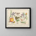 Natural history set No. 12 Mixing sheet - Anselmus Botius de Boodt — framed artwork on a wall