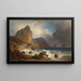 Marina Piccola Capri Painting - Antal Ligeti — framed artwork on a wall