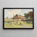 A summer day in the countryside - Antal Neogrády — framed artwork on a wall
