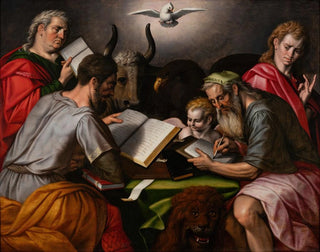 Les quatre évangélistes - Anthonie Blocklandt van Montfoort — artwork view